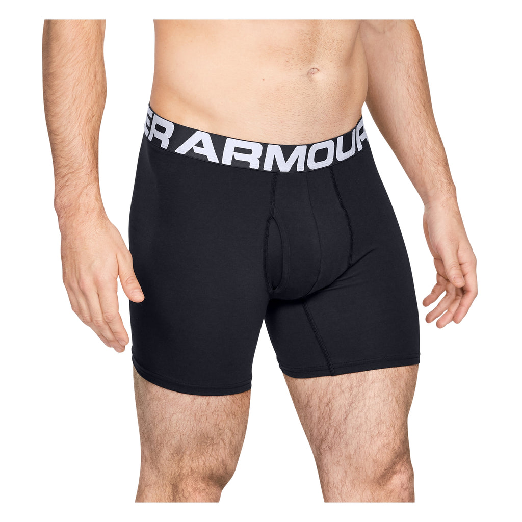 [1327426-001] Mens Under Armour Charged Cotton 6in - 3 Pack