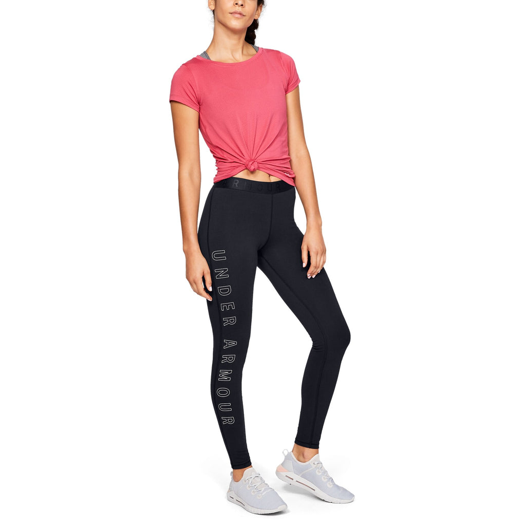 [1329318-001] Womens Under Armour Favorite Legging Wordmark Graphic