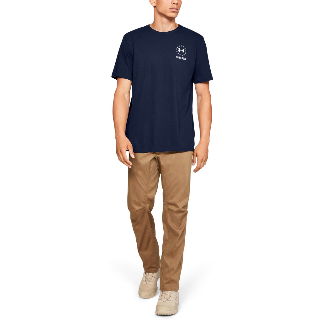 [1330059-408] Mens Under Armour Freedom Left Chest Live T