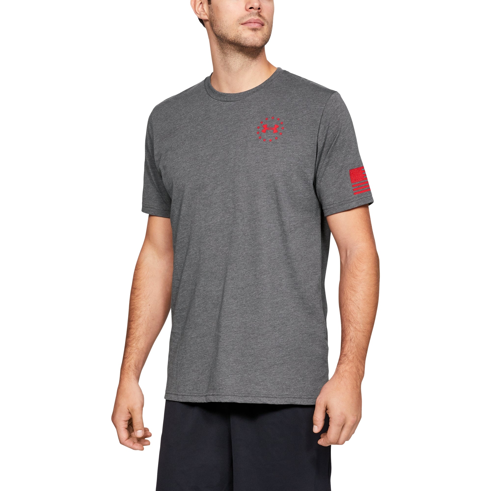 [1333350-019] Mens Under Armour Freedom Flag T-Shirt