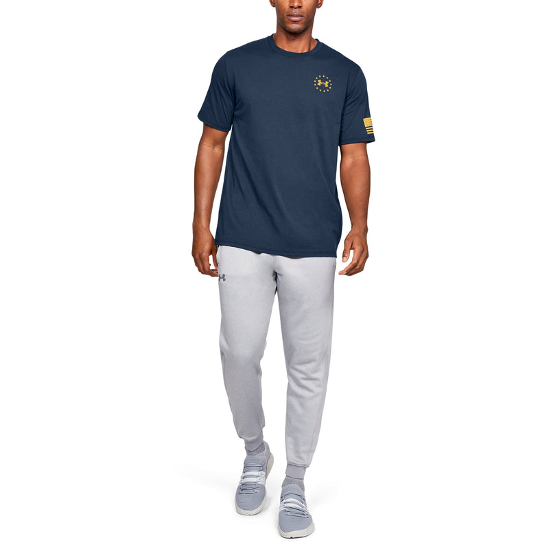 [1333350-410] Mens Under Armour Freedom Flag T-Shirt