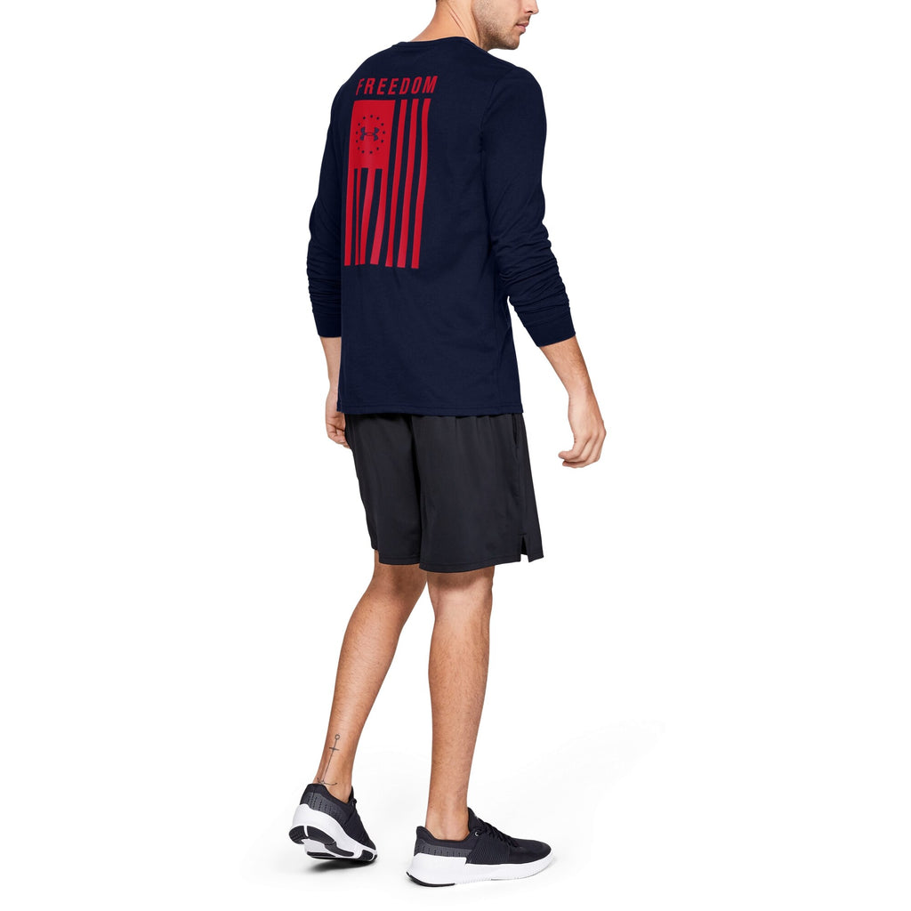 [1333369-408] Mens Under Armour Freedom Flag Long Sleeve Tee