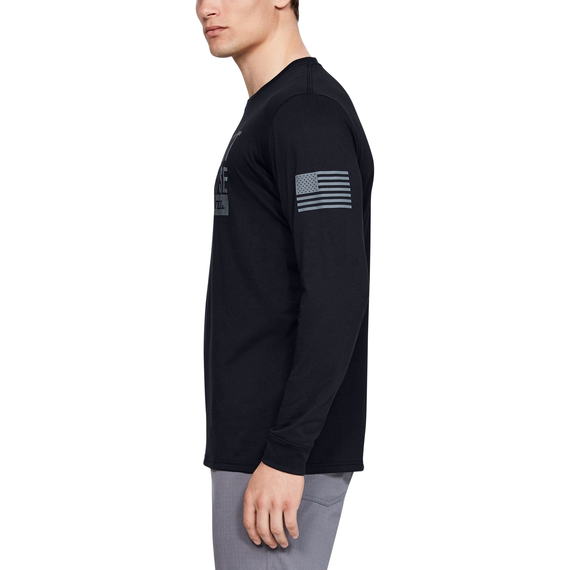 [1333370-001] Mens Under Armour Freedom Protect This House Long Sleeve Tee
