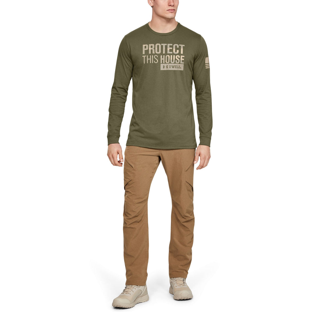 [1333370-390] Mens Under Armour Freedom Protect This House Long Sleeve Tee