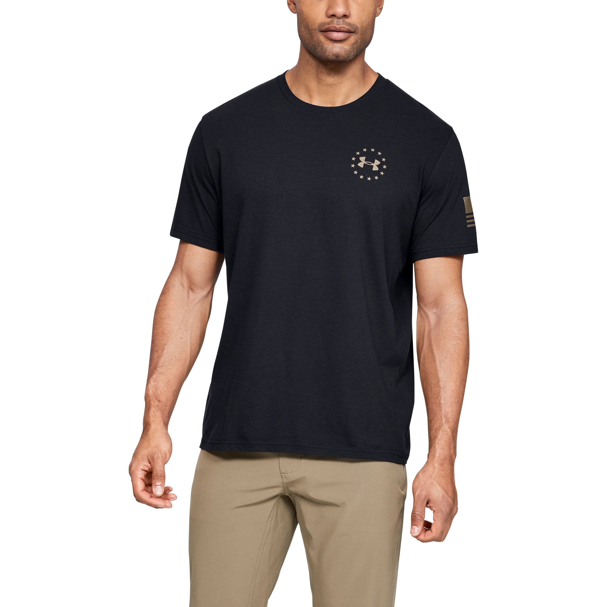 [1343564-001] Mens Under Armour Freedom Flag Camo T