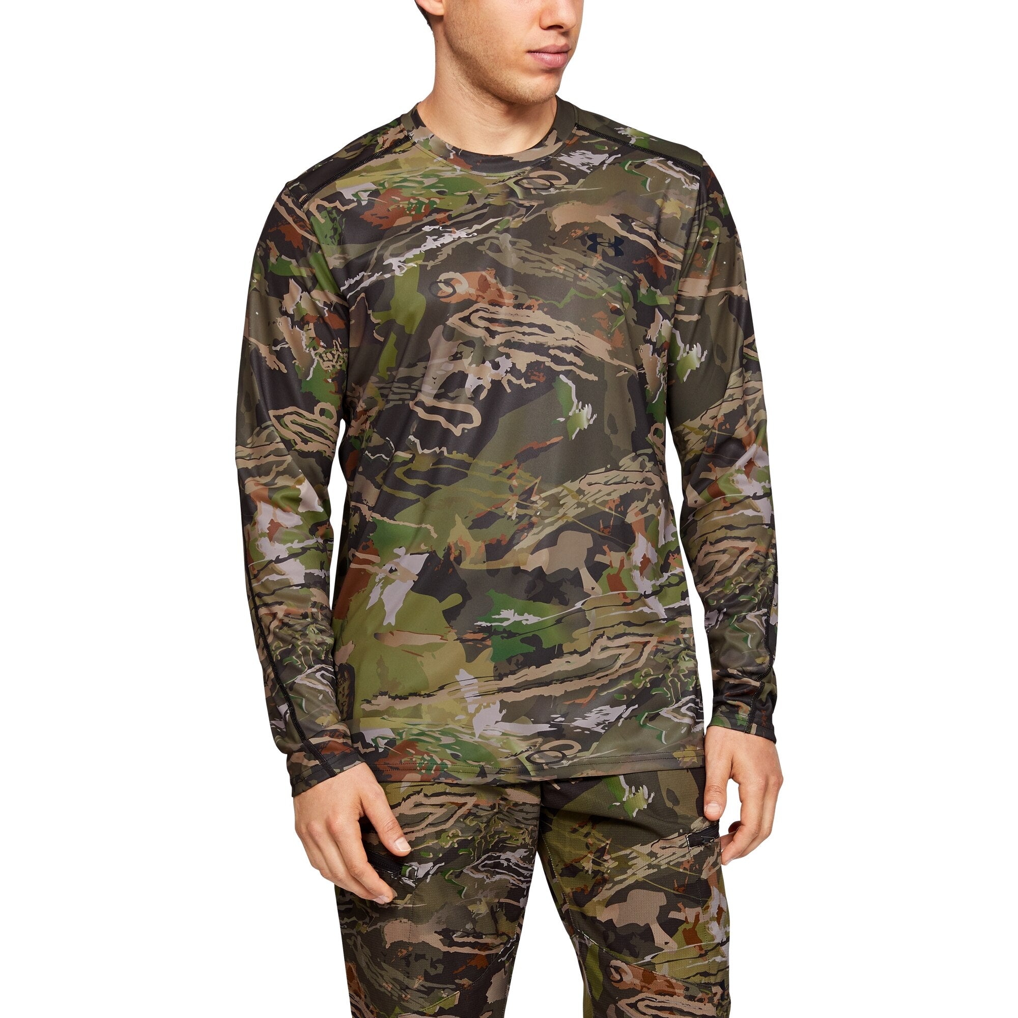 [1348426-940] Mens Under Armour Iso-Chill Brush Line Long Sleeve Shirt