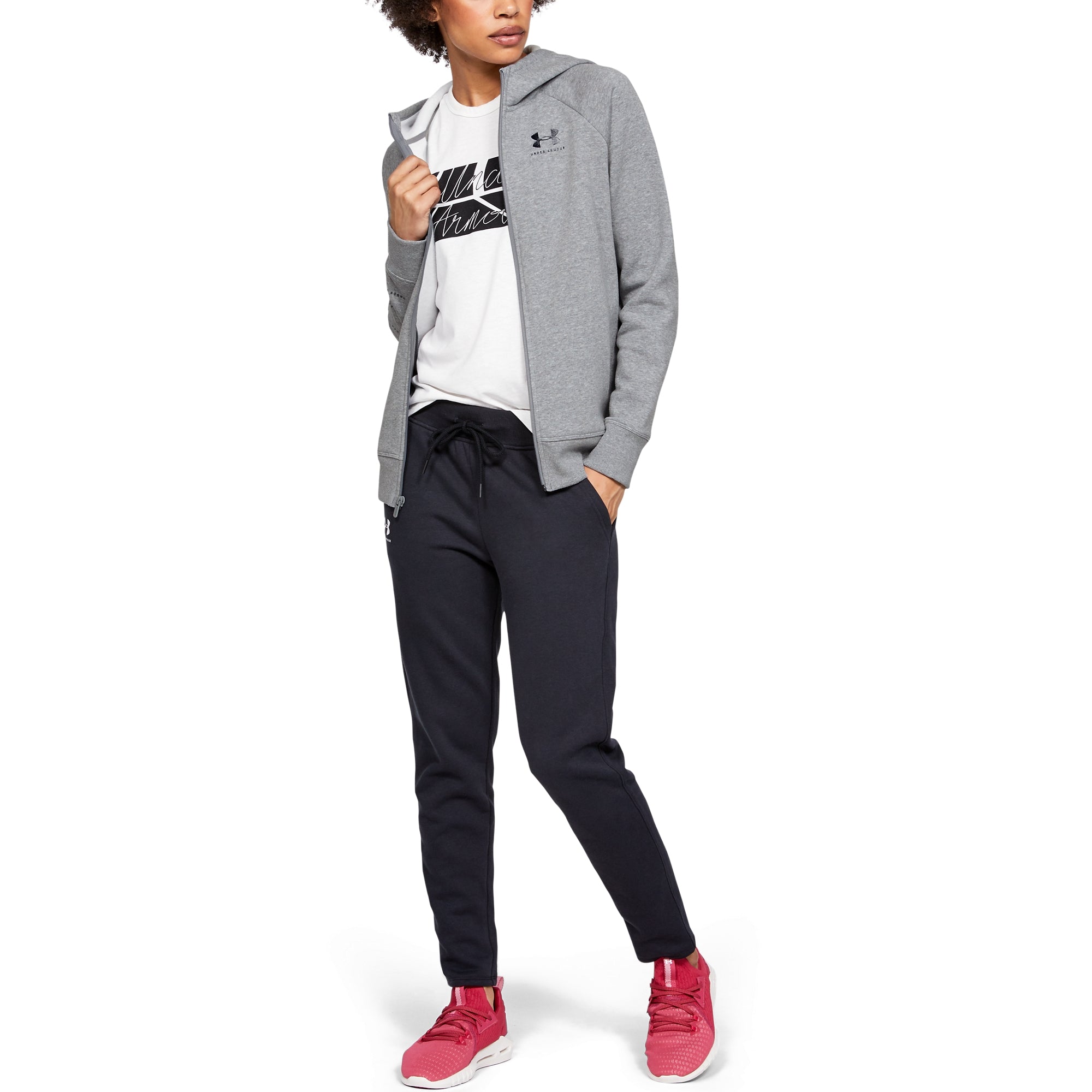 [1348559-035] Womens Under Armour Rival Fleece Sportstyle Hoodie