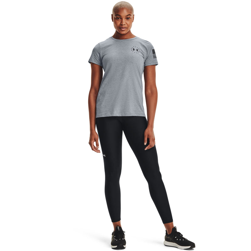 [1352160-035] Womens Under Armour Freedom Banner T-Shirt