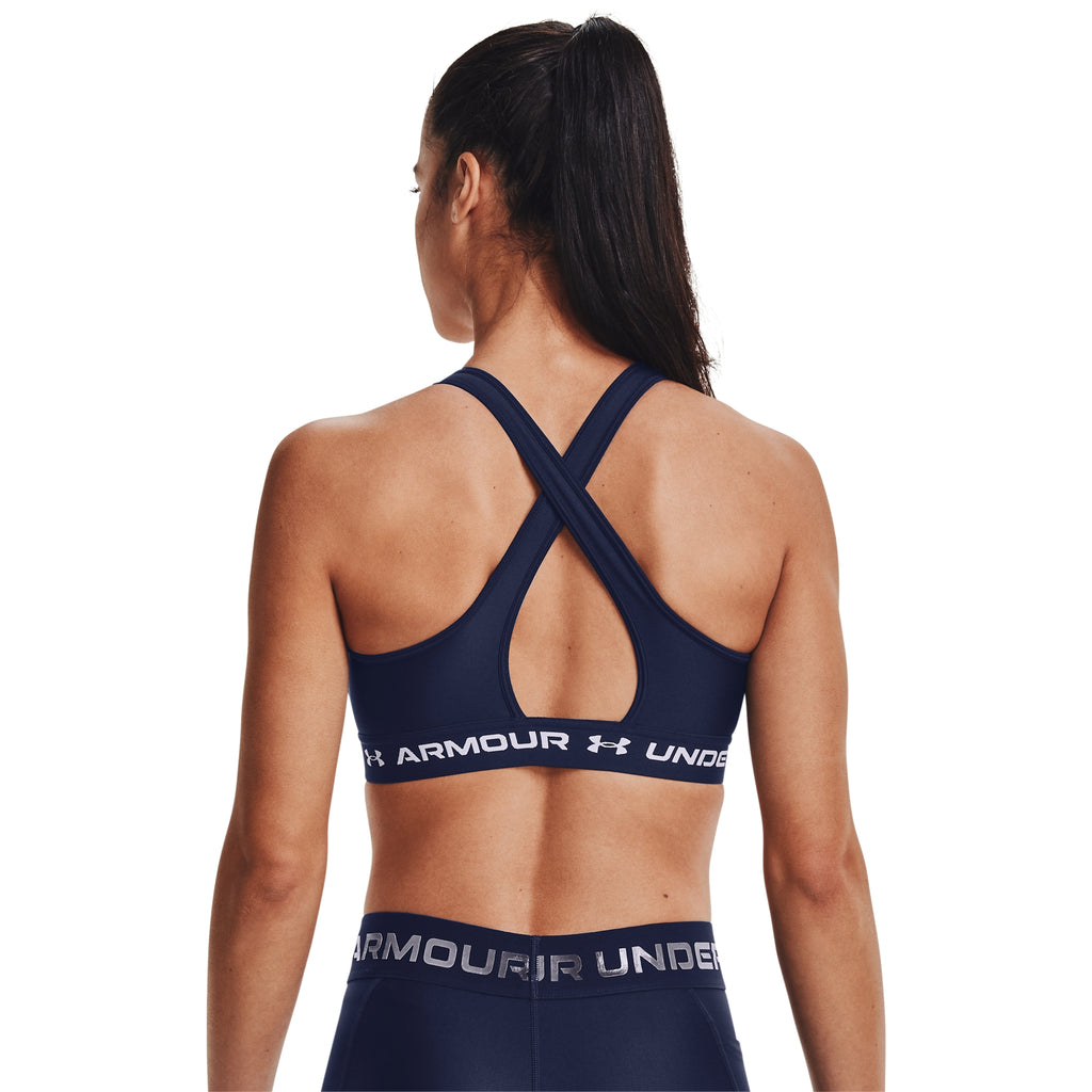 [1361034-410] Womens Under Armour Mid Crossback Sports Bra