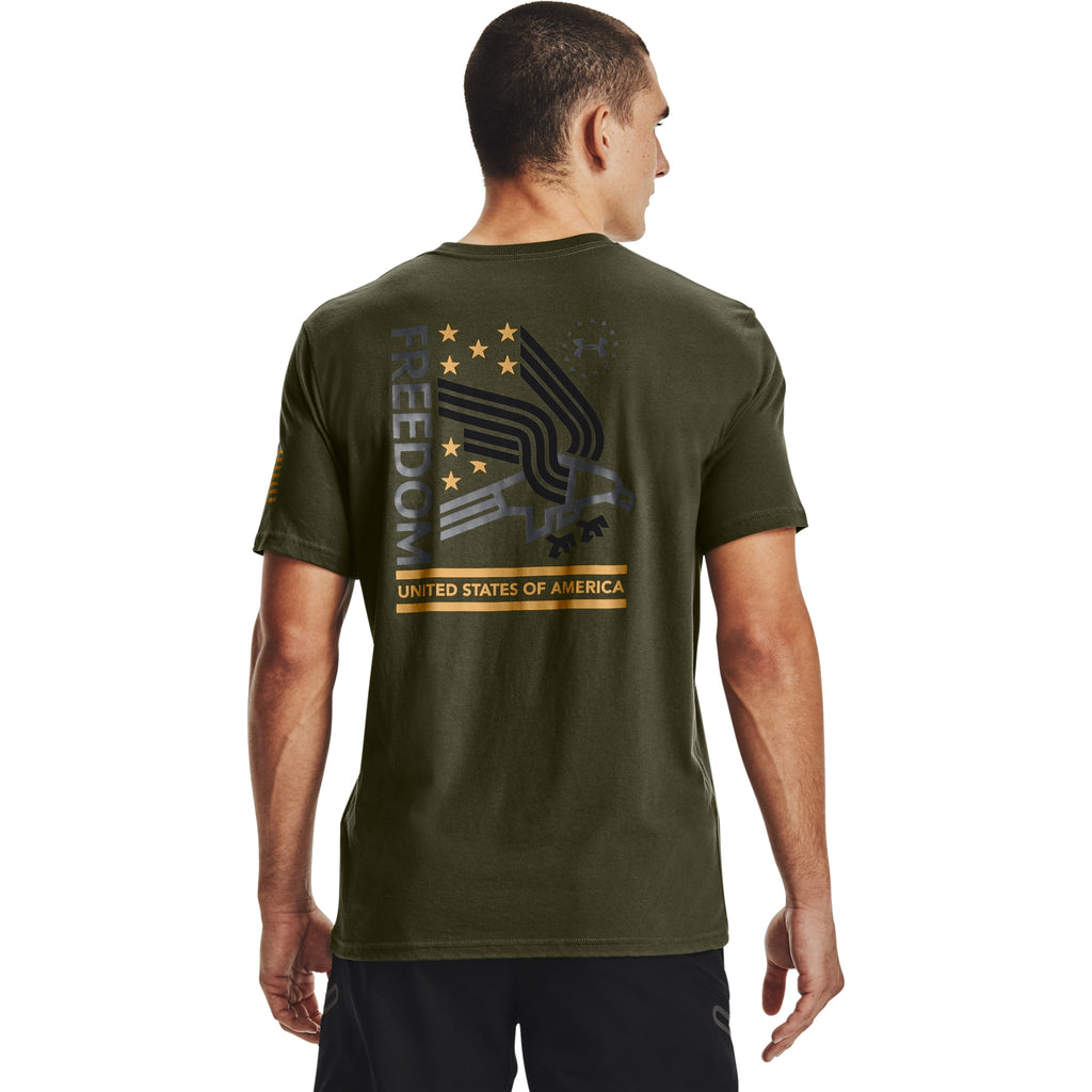 [1362049-390] Mens Under Armour Freedom USA Eagle T