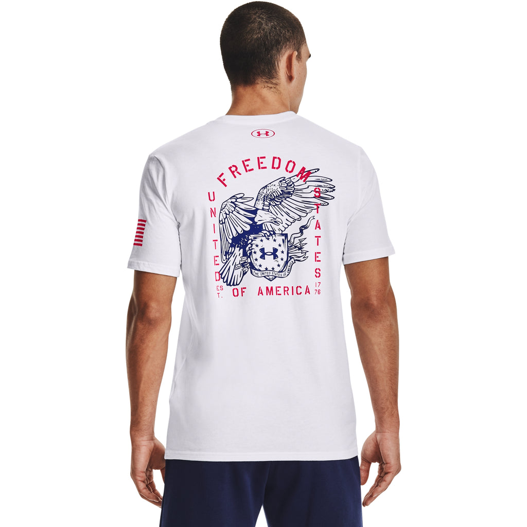 [1362051-100] Mens Under Armour Freedom Eagle T