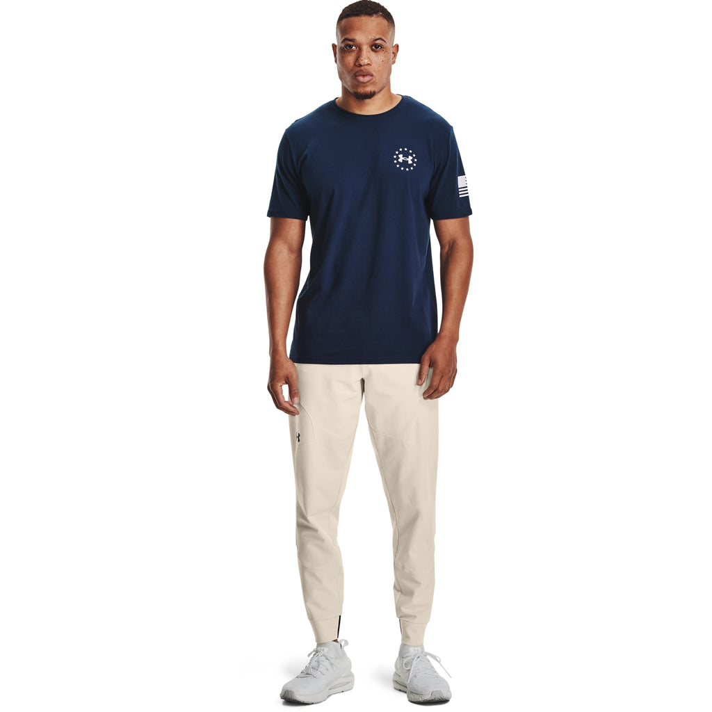 [1362052-408] Mens Under Armour Freedom Back Lockup T