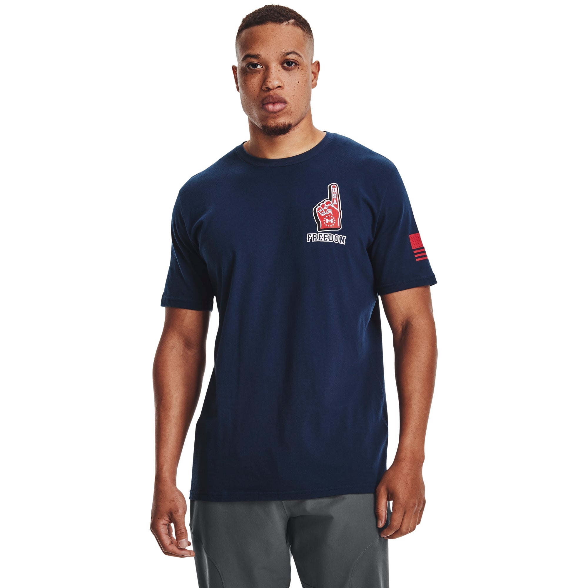 [1362053-408] Mens Under Armour Freedom Fun Illustrated T