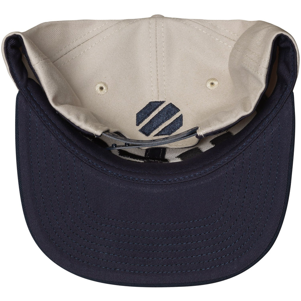 [VT93Z] UFC Two Tone Tan/Blue Flat Brim Snapback Hat