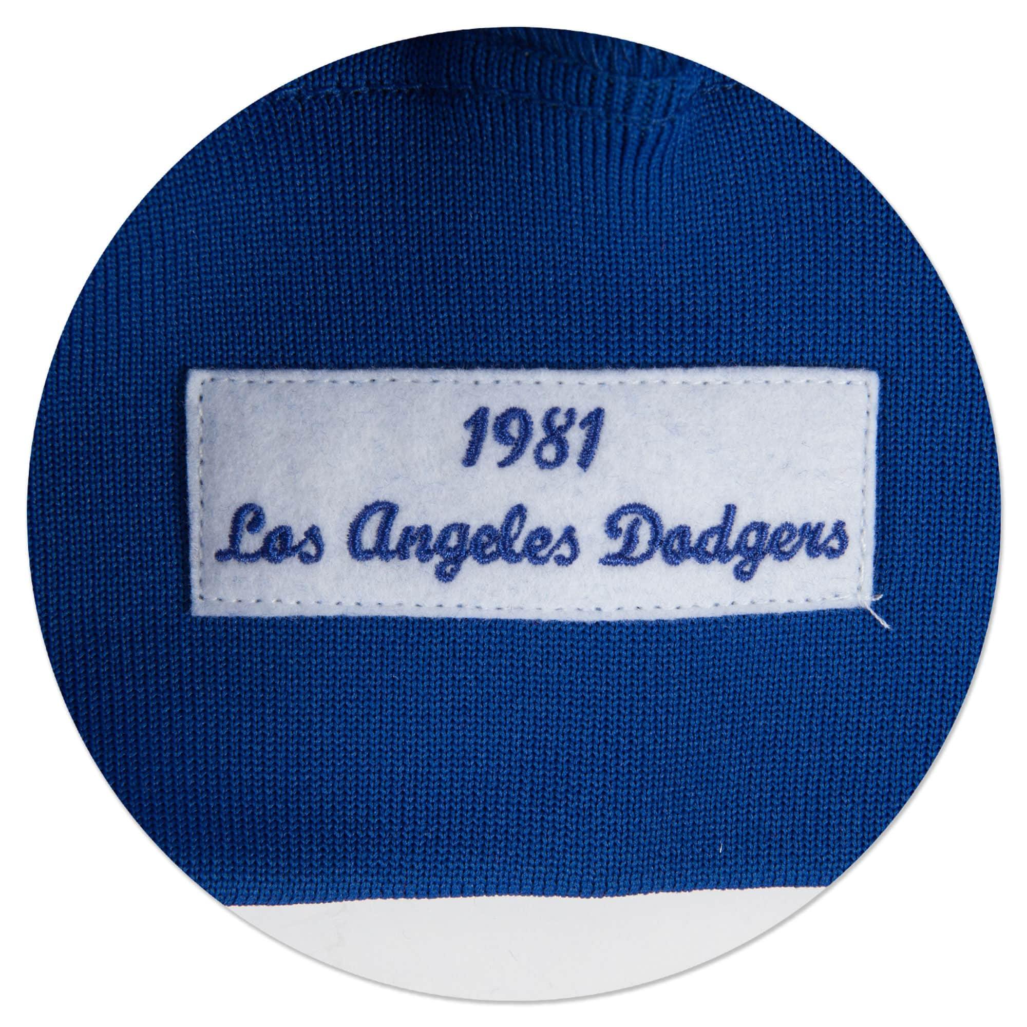 [ABJKGS18367-LADROYA81] Mens Mitchell & Ness MLB Batting Practice Jacket Los Angeles Dodgers 81 - sneakAR