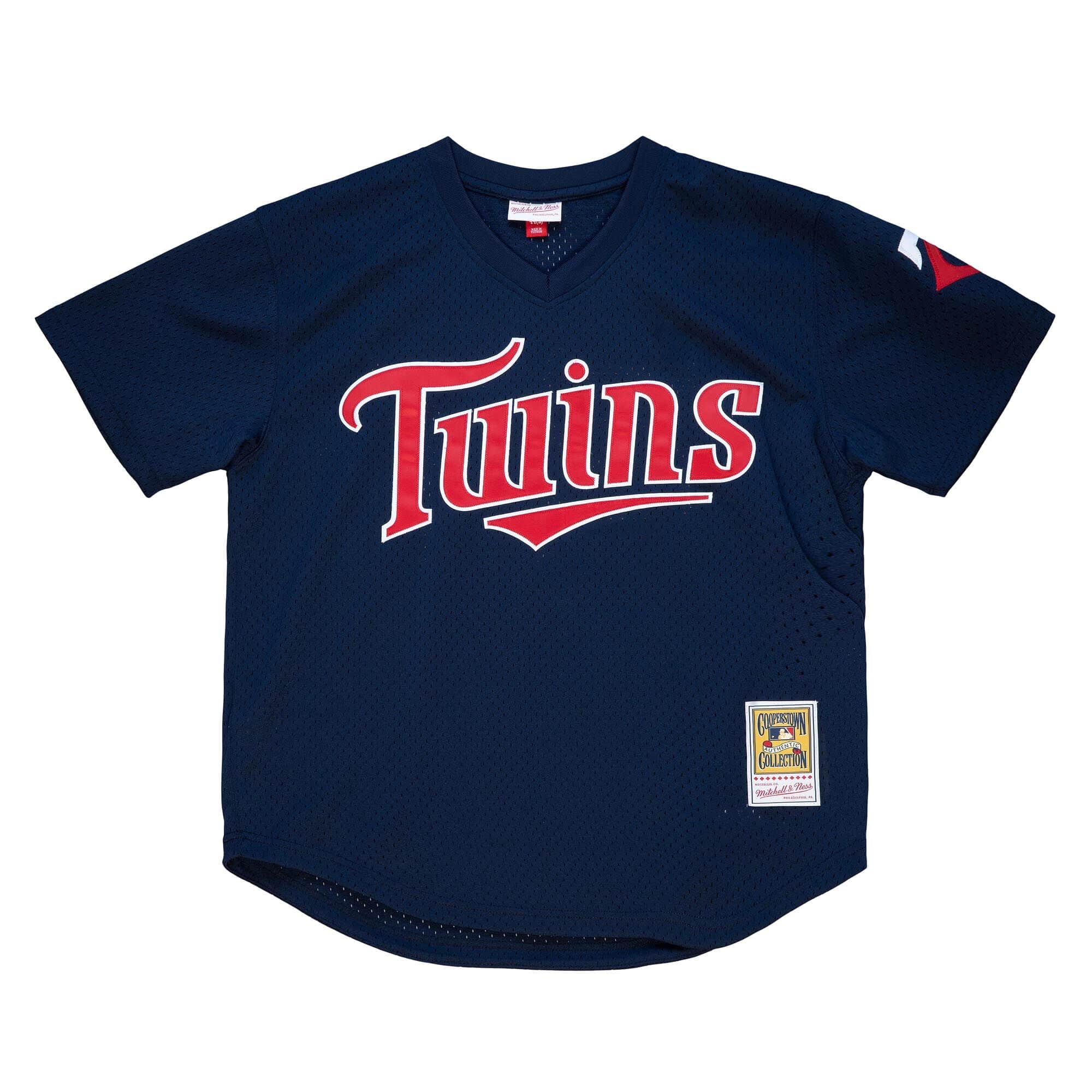 MITCHELL & NESS MLB AUTHENTIC BP PULLOVER JERSEY MINNESOTA TWINS 2002 DAVID ORTIZ