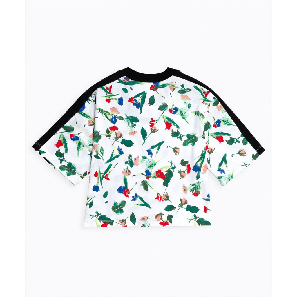 [ED4742] Womens Adidas Originals Cropped Allover Print Tee