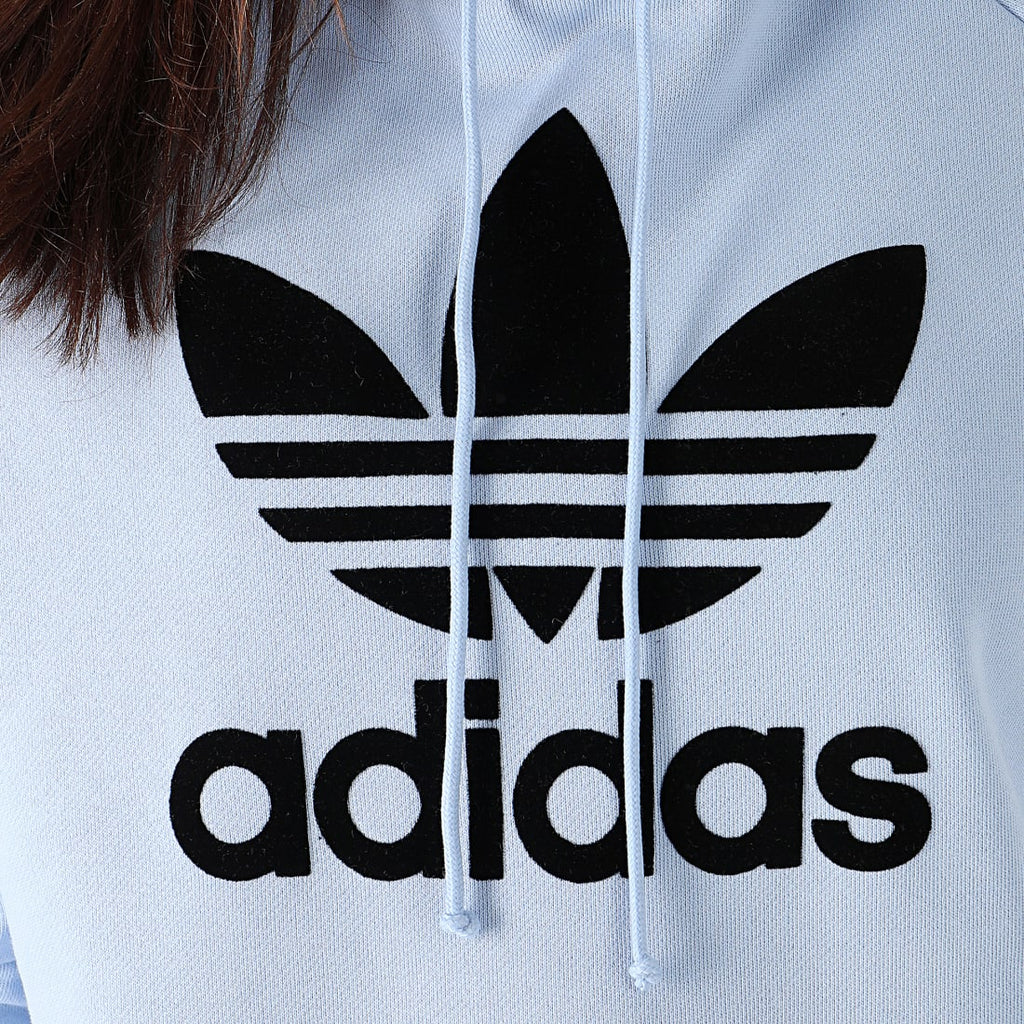 [DU9874] Womens Adidas Originals Cropped Hoodie