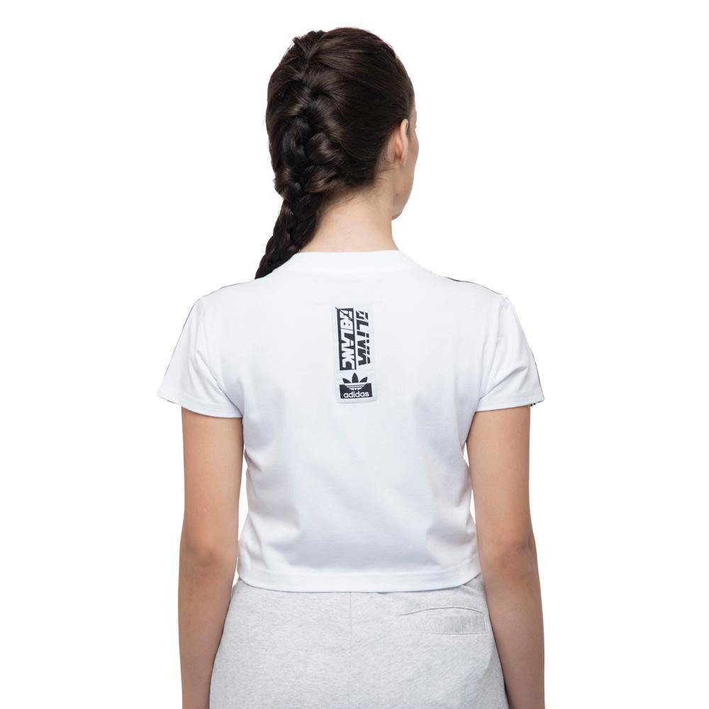 [DZ0019] Womens Adidas Olivia LeBlanc Zip Up Crop Top - sneakAR