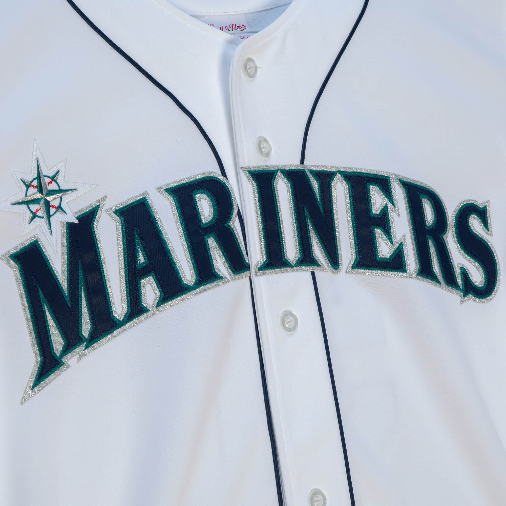 MITCHELL & NESS MLB WHITE JERSEY SEATTLE MARINERS 2001 ICHIRO SUZUKI