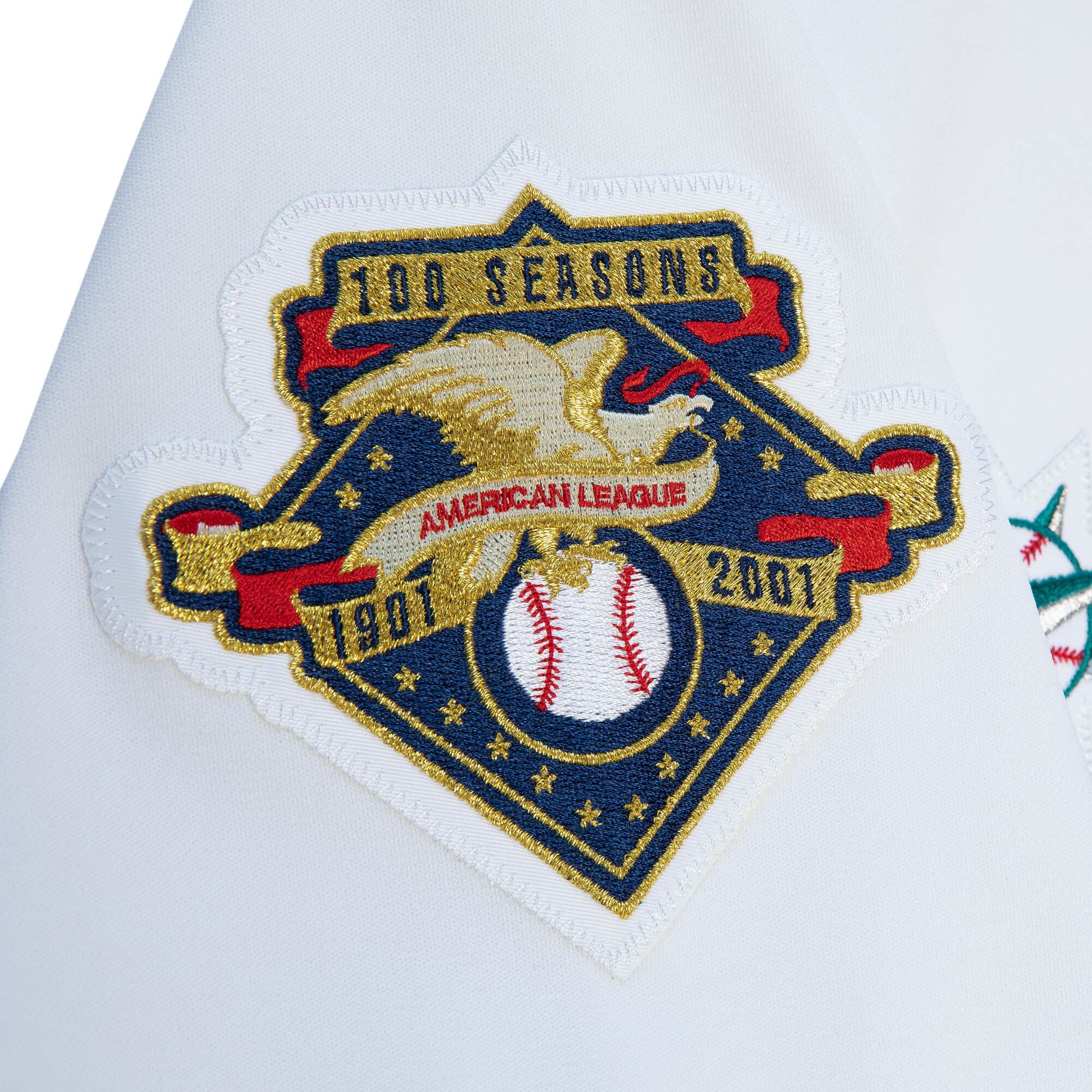 MITCHELL & NESS MLB WHITE JERSEY SEATTLE MARINERS 2001 ICHIRO SUZUKI