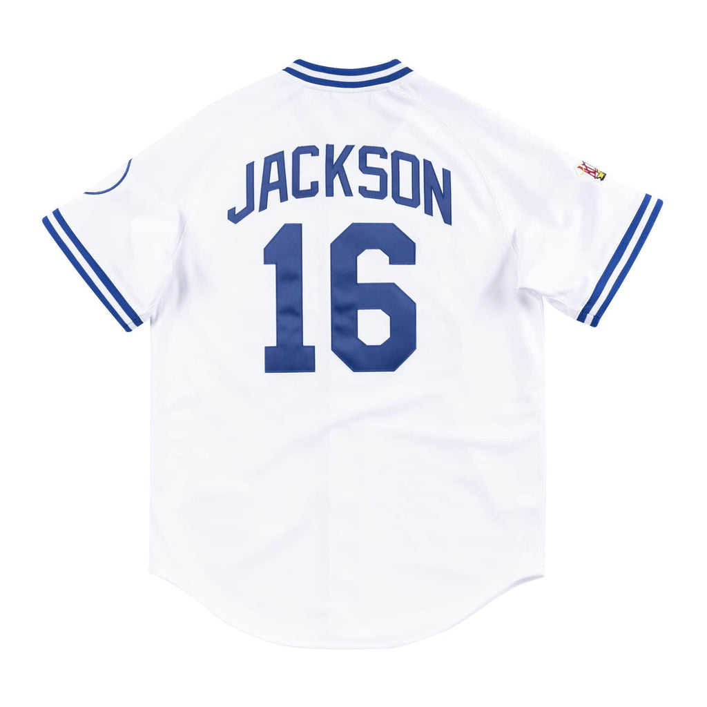 [AJY1GS18016-KCRWHIT89BJA] Mens Mitchell & Ness MLB Home Jersey Kansas City Royals 89 Bo Jackson - sneakAR