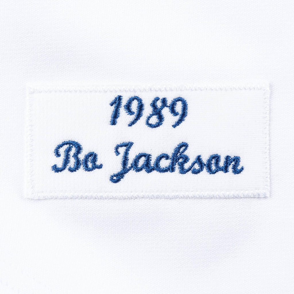 [AJY1GS18016-KCRWHIT89BJA] Mens Mitchell & Ness MLB Home Jersey Kansas City Royals 89 Bo Jackson - sneakAR