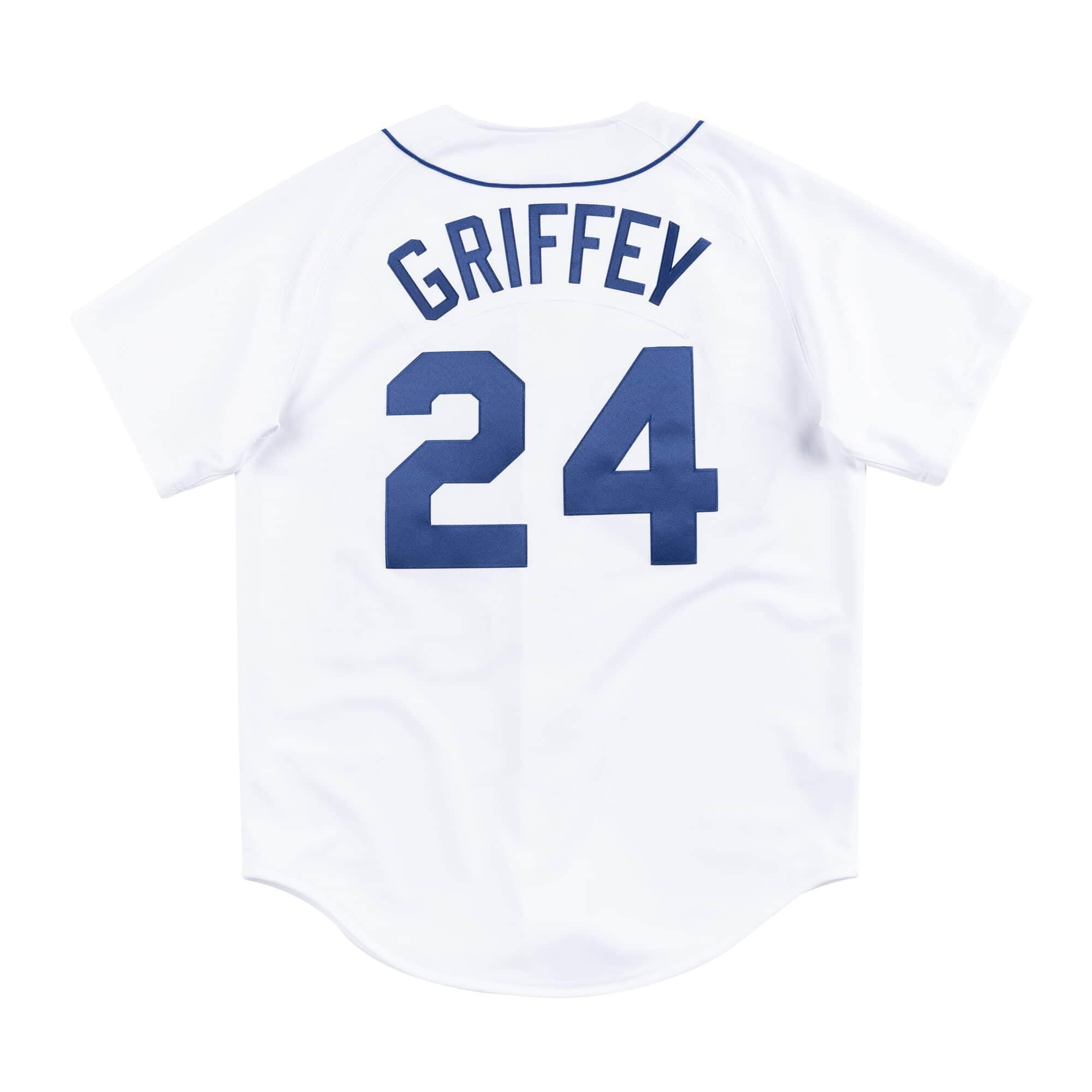 [AJY1GS18027-SMAWHIT89KGJ] Mens Mitchell & Ness MLB Home Jersey Mariners 89 Ken Griffey Jr - sneakAR