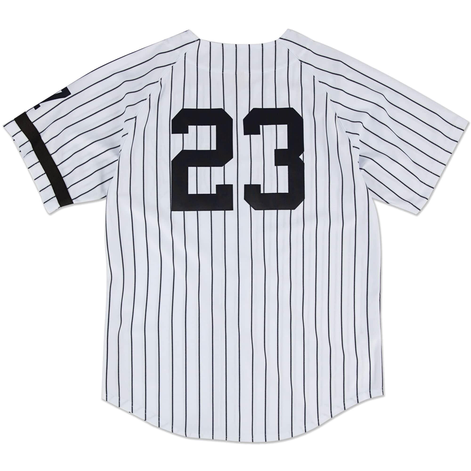 [AJY1GS18293-NYYWHIT95DMT] Mens Mitchell & Ness MLB Home Jersey New York Yankees 95 Don Mattingly - sneakAR