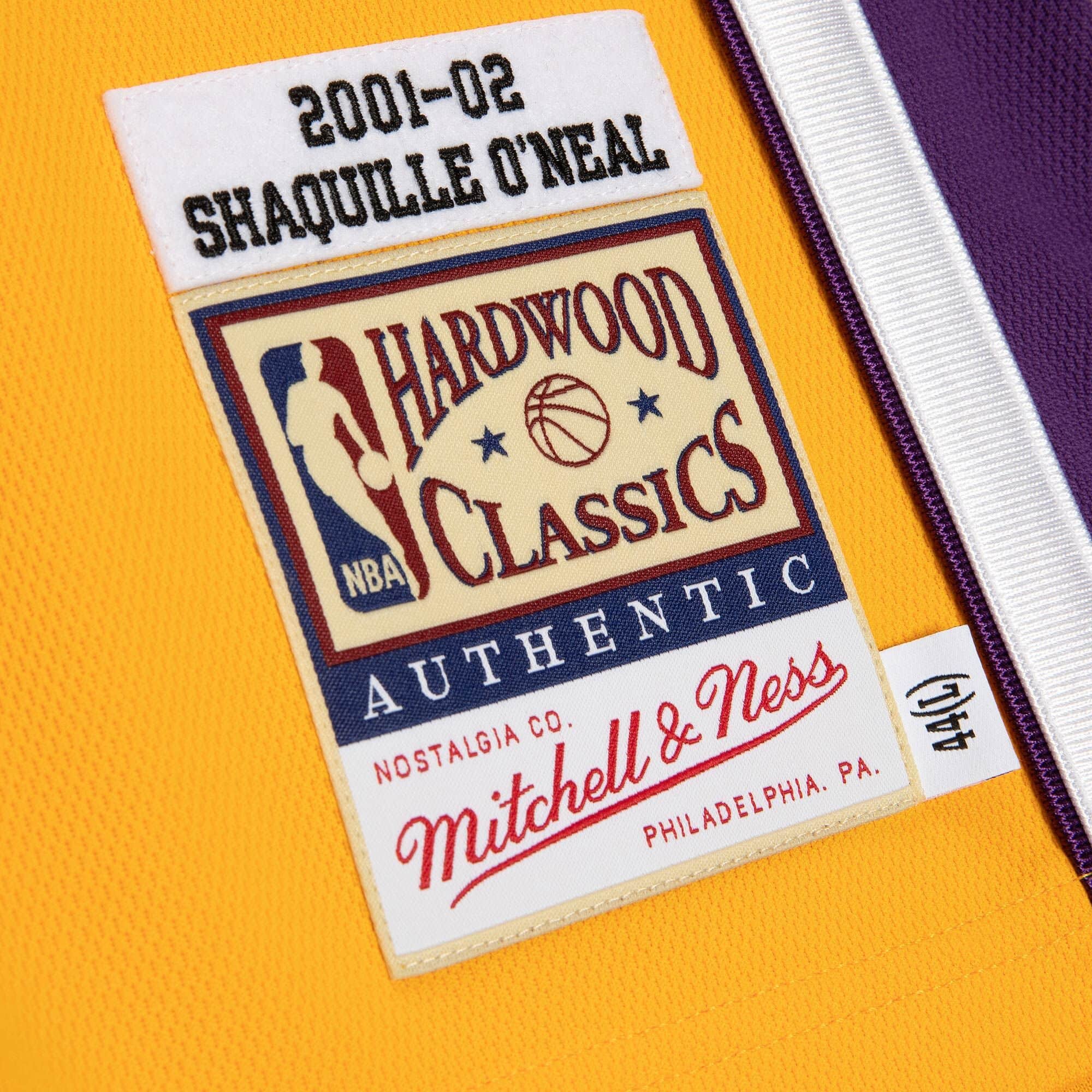 MITCHELL & NESS NBA AUTHENTIC JERSEY LA LAKERS 2001 SHAQUILLE O'NEAL