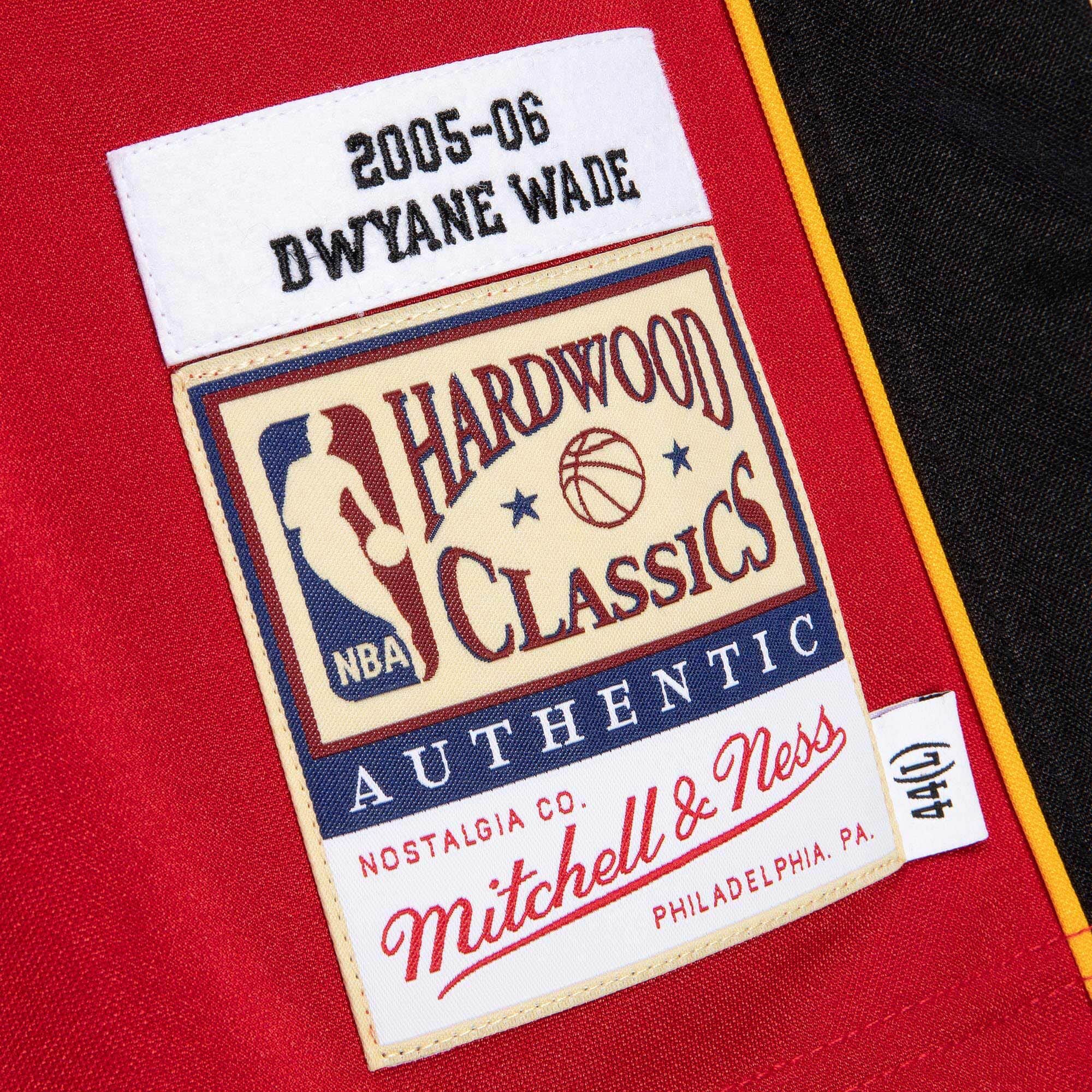MITCHELL & NESS NBA ALTERNATE FINALS JERSEY MIAMI HEAT 2005 DWYANE WADE