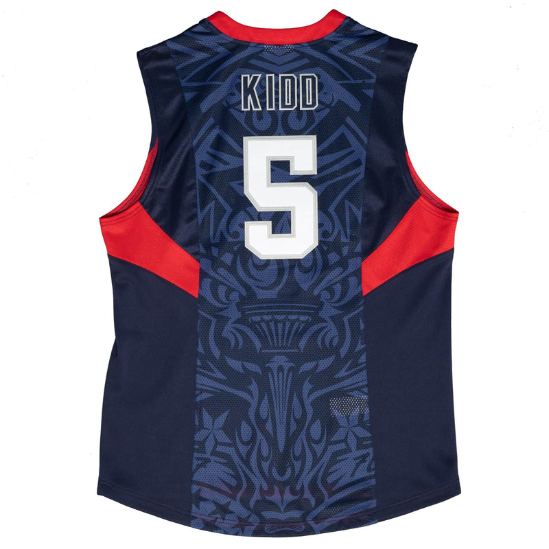 MITCHELL & NESS NBA DARK JERSEY USA 2008 JASON KIDD