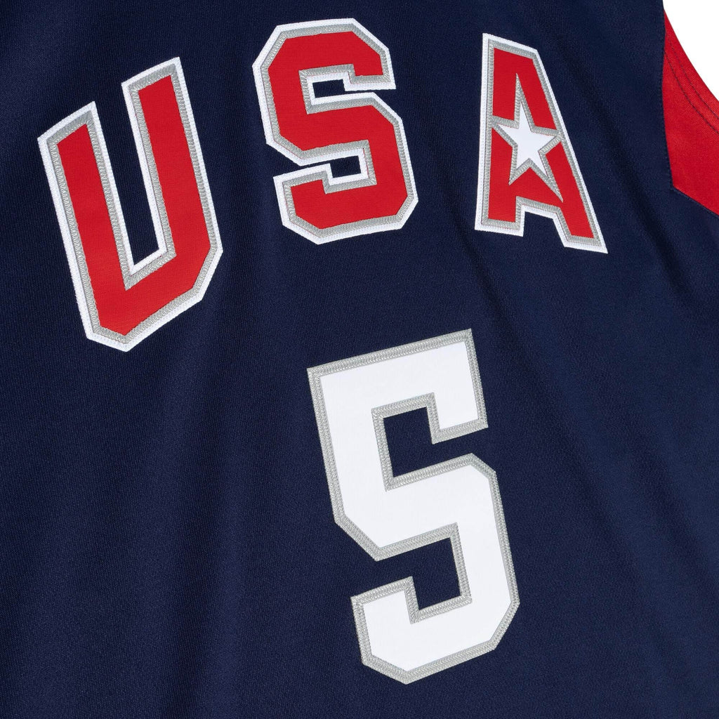 MITCHELL & NESS NBA DARK JERSEY USA 2008 JASON KIDD