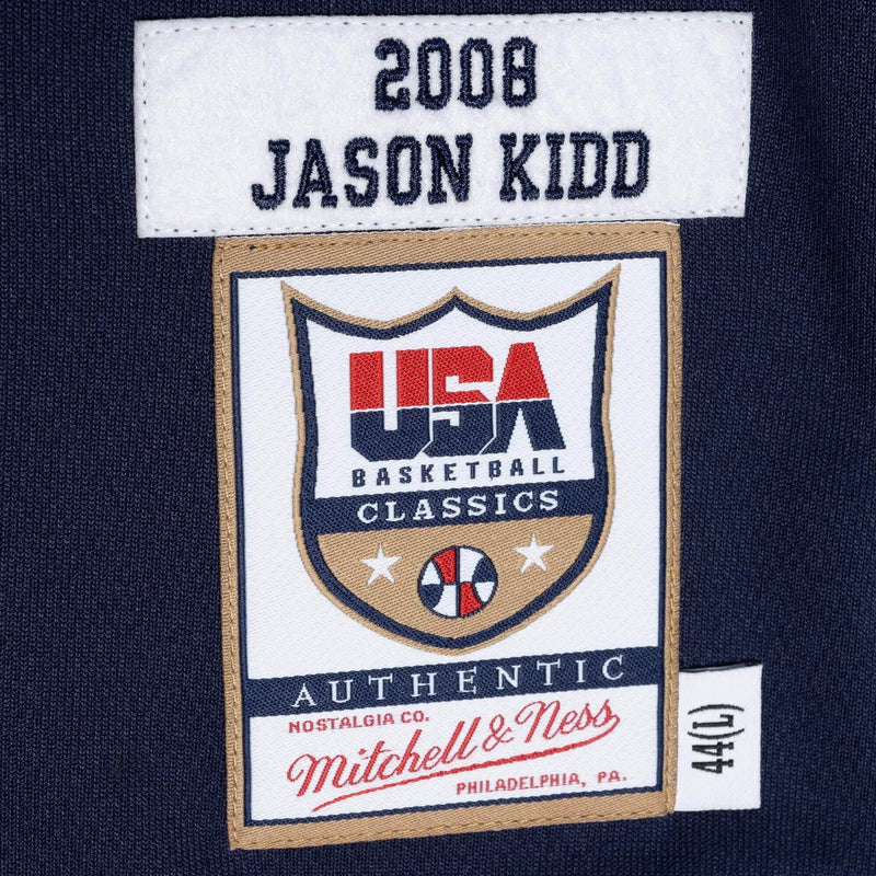 MITCHELL & NESS NBA DARK JERSEY USA 2008 JASON KIDD