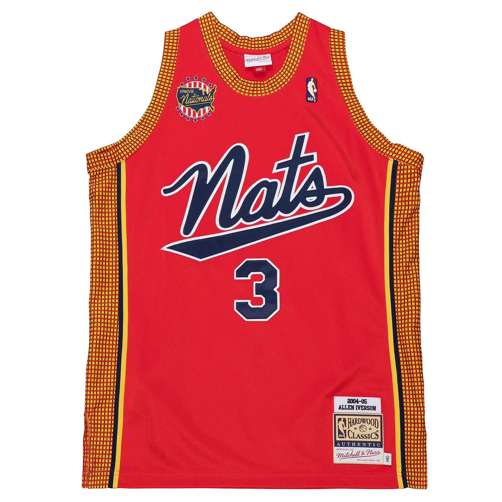 MITCHELL & NESS NBA ALTERNATE JERSEY PHILADELPHIA 76ERS 2004 ALLEN IVERSON