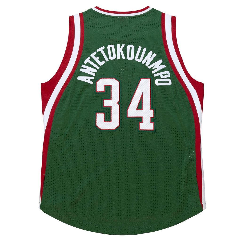 MITCHELL & NESS NBA ROAD JERSEY MILWAUKEE BUCKS 2013 GIANNIS ANTETOKOUNMPO