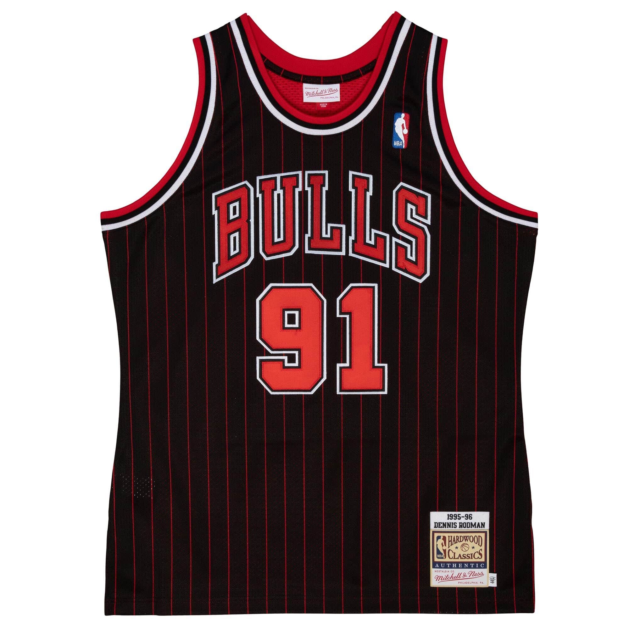MITCHELL & NESS NBA AUTHENTIC JERSEY CHICAGO BULLS 1995 DENNIS RODMAN