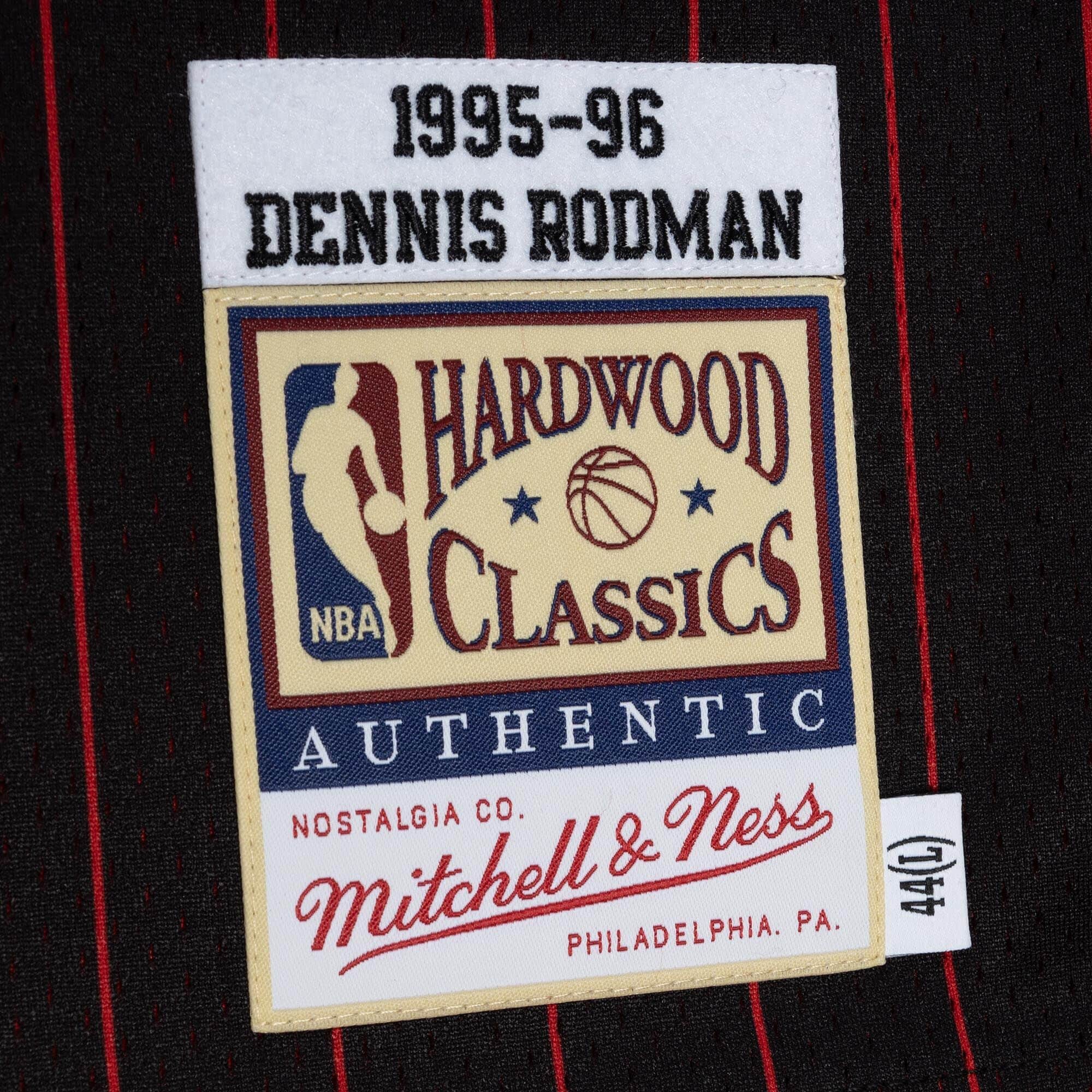 MITCHELL & NESS NBA AUTHENTIC JERSEY CHICAGO BULLS 1995 DENNIS RODMAN