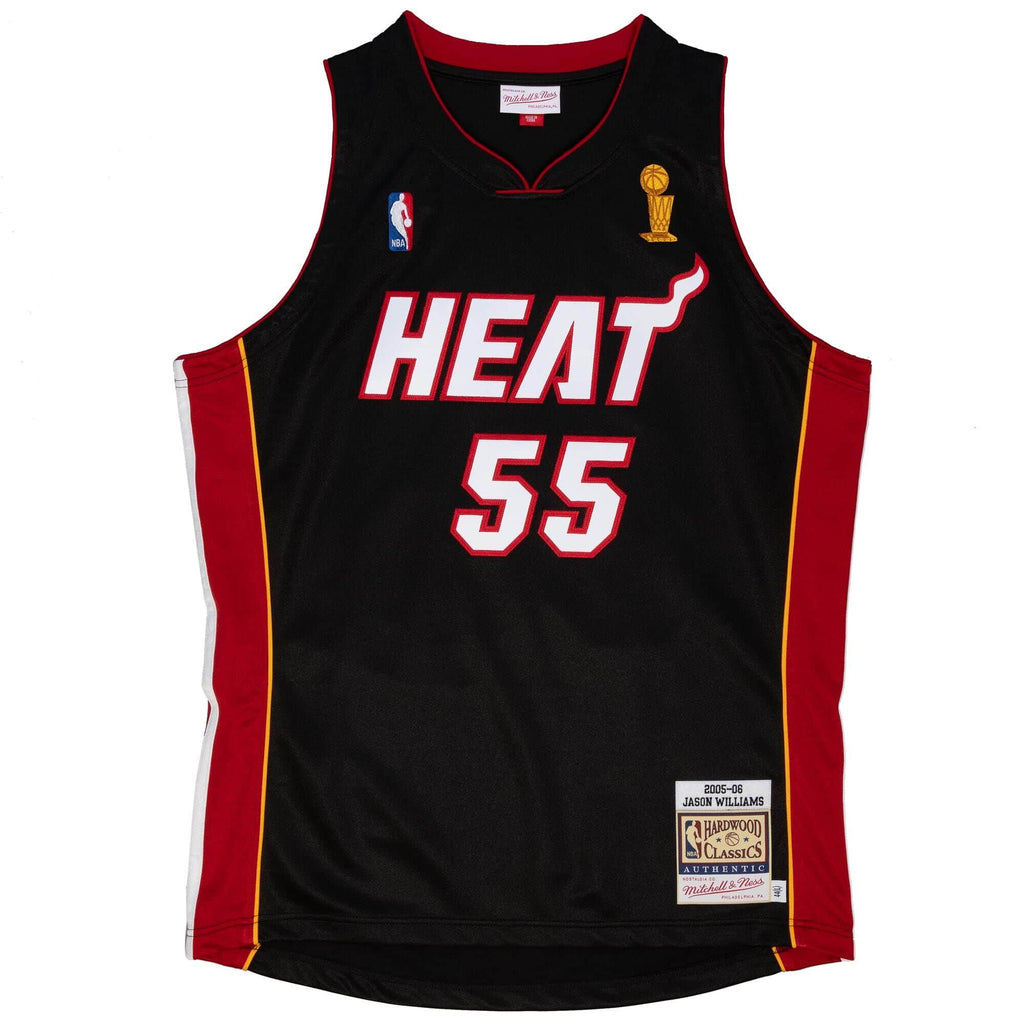 MITCHELL & NESS NBA AUTHENTIC ROAD FINALS JERSEY MIAMI HEAT 05-06 JASON WILLIAMS