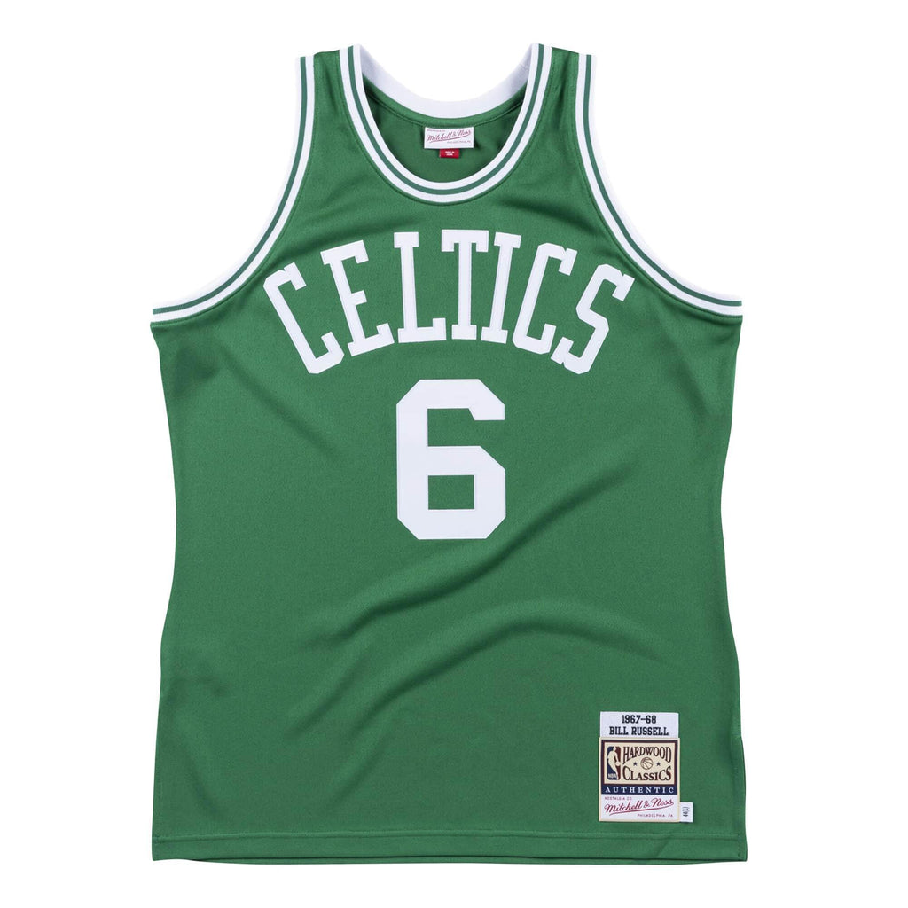 Mens Mitchell & Ness NBA Authentic Jersey 1967 Boston Celtics Bill Russell - sneakAR
