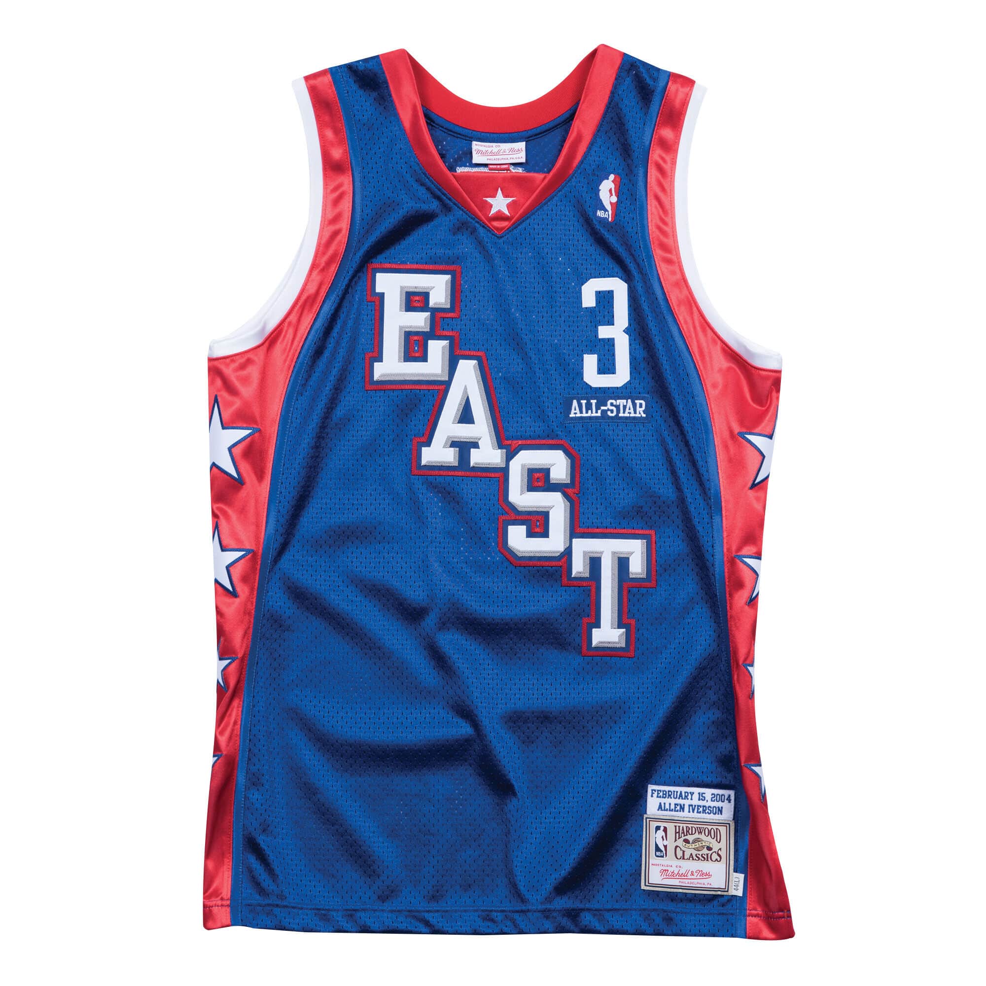 MITCHELL & NESS NBA AUTHENTIC JERSEY ALL-STAR 04 ALLEN IVERSON