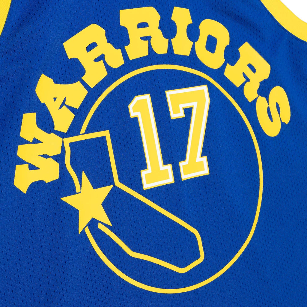 MITCHELL & NESS NBA AUTHENTIC JERSEY GOLDEN STATE WARRIORS 85 CHRIS MULLIN