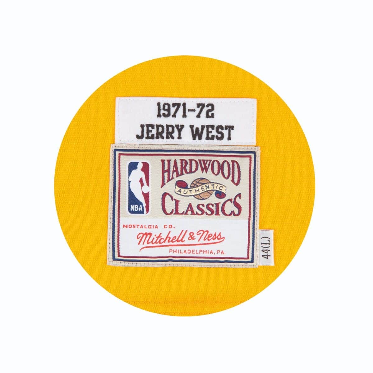 MITCHELL & NESS NBA AUTHENTIC JERSEY LA LAKERS 71 JERRY WEST