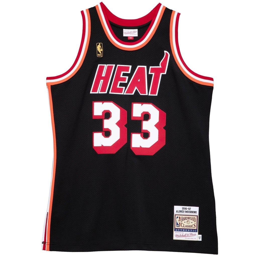 MITCHELL & NESS NBA AUTHENTIC JERSEY MIAMI HEAT 96 ALONZO MOURNING