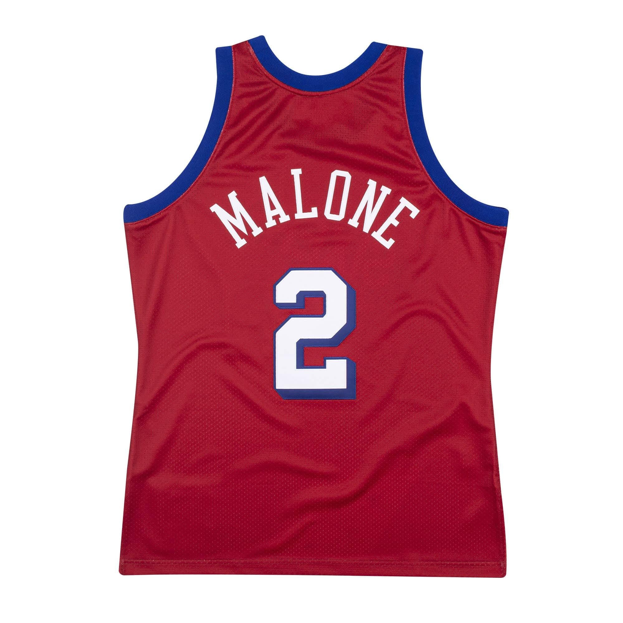 Mens Mitchell & Ness NBA Authentic Jersey 1993 Philadelphia 76ers Moses Malone - sneakAR