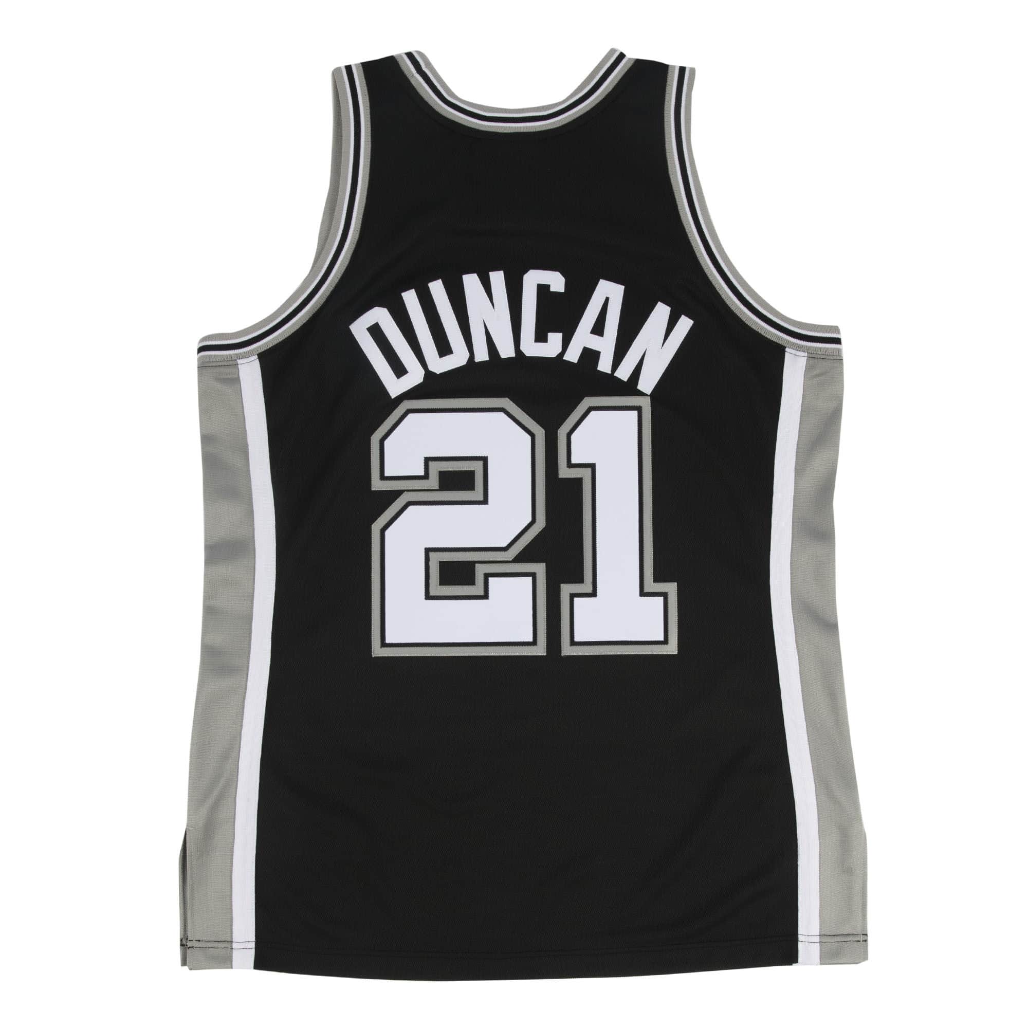 MITCHELL & NESS NBA AUTHENTIC JERSEY SAN ANTONIO SPURS 02 TIM DUNCAN