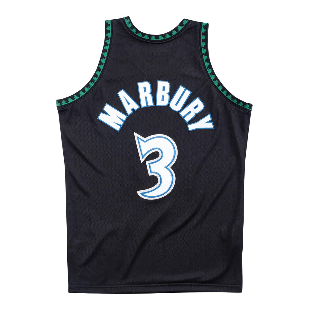 Mens Mitchell & Ness NBA Authentic Jersey 1997 Timberwolves Stephon Marbury - sneakAR