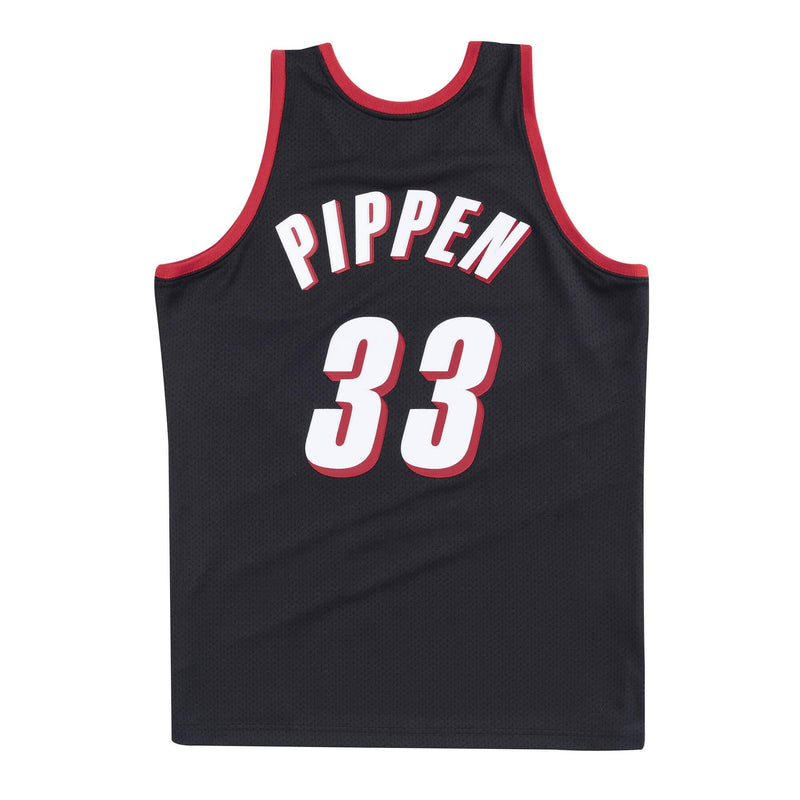 Mens Mitchell & Ness NBA Authentic Jersey Trail Blazers 1999-00 Scottie Pippen - sneakAR