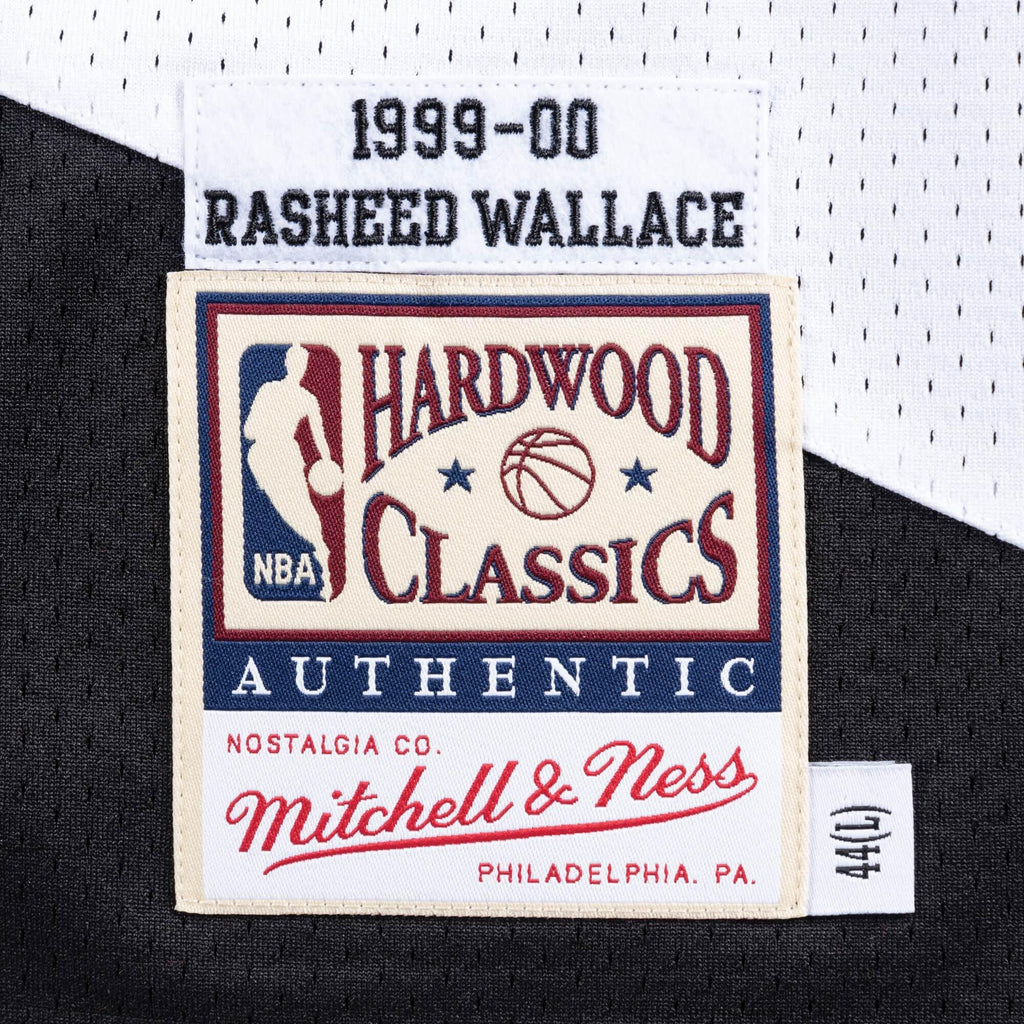 Mens Mitchell & Ness NBA Authentic Jersey 1999 Trail Blazers Rasheed Wallace - sneakAR