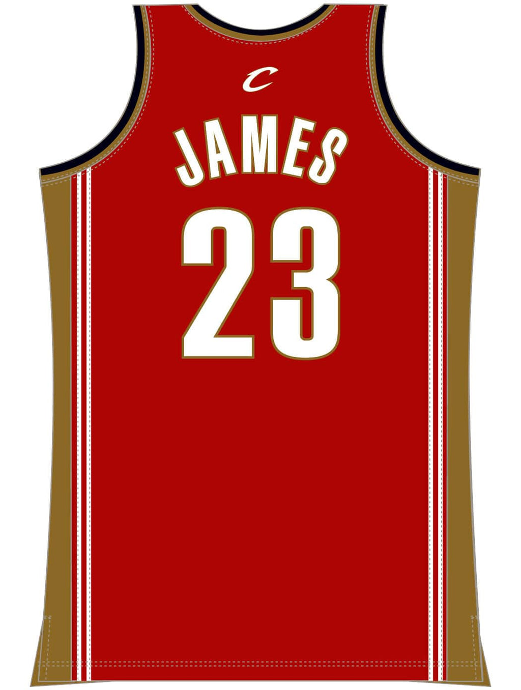 MITCHELL & NESS NBA AUTHENTIC ROAD JERSEY CLEVELAND CAVALIERS 03 LEBRON JAMES